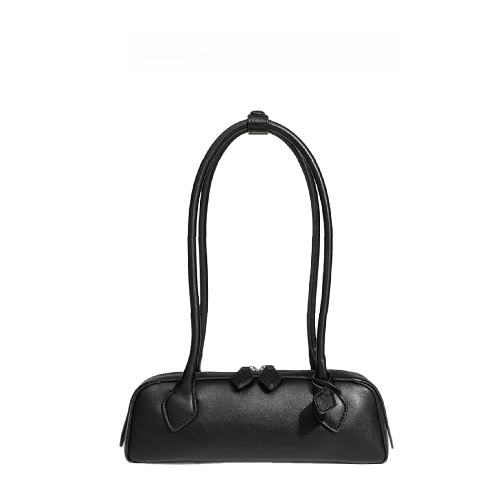 Leather Sausage Bag Women's Underarm Bag French Bread Bag Handbag Ladies Crossbody Bag Motorcycle Style Leather Handbag