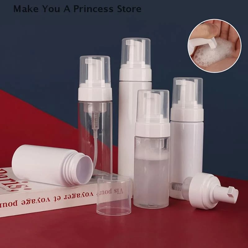 100/120/150/200/250ml Lozione Pompa di Schiuma Bottiglia Dispenser Vuoto Riutilizzabile Per Sapone Per Le Mani Shampoo Detergente Contenitore Potabile Da Viaggio