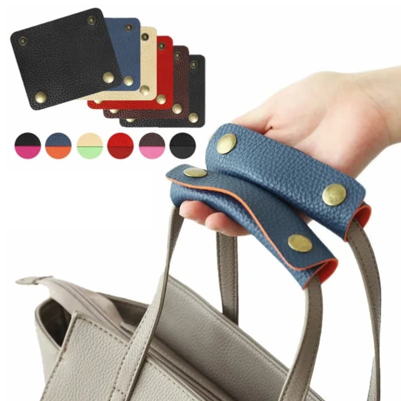1 pz maniglia per bagaglio avvolgente in pelle PU impugnatura per valigia borsa protettiva maniglia tracolla copertura per borsa accessori