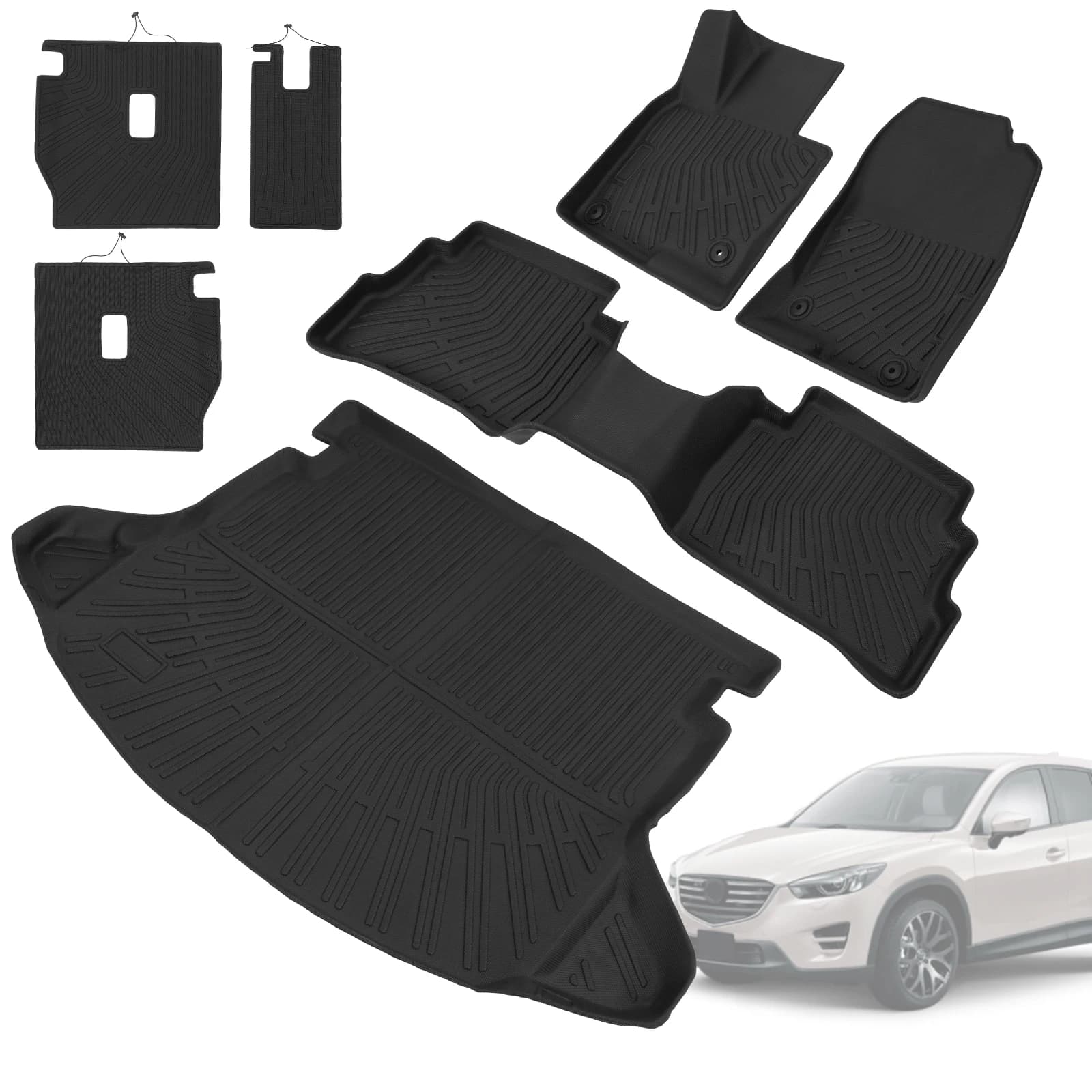 Car Mats and Car Mats, Car Mats, Car Mats, Baggage Covers, Spare Parts for Mazda CX-5 2017-2025 Accessories