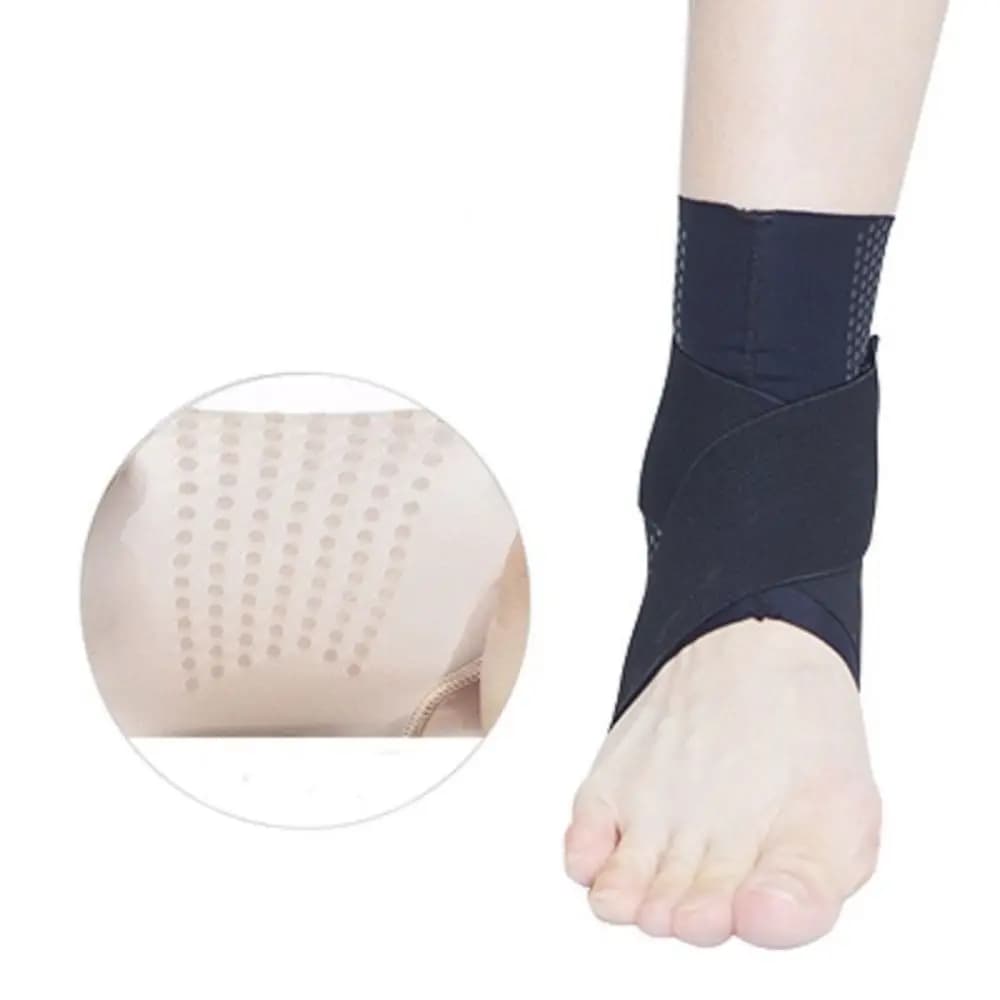 Fibra per il recupero da infortuni Supporto per tendine Protezione per caviglia sportiva Protezione per sport all'aria aperta Tutore per caviglia Manicotto di supporto per compressione