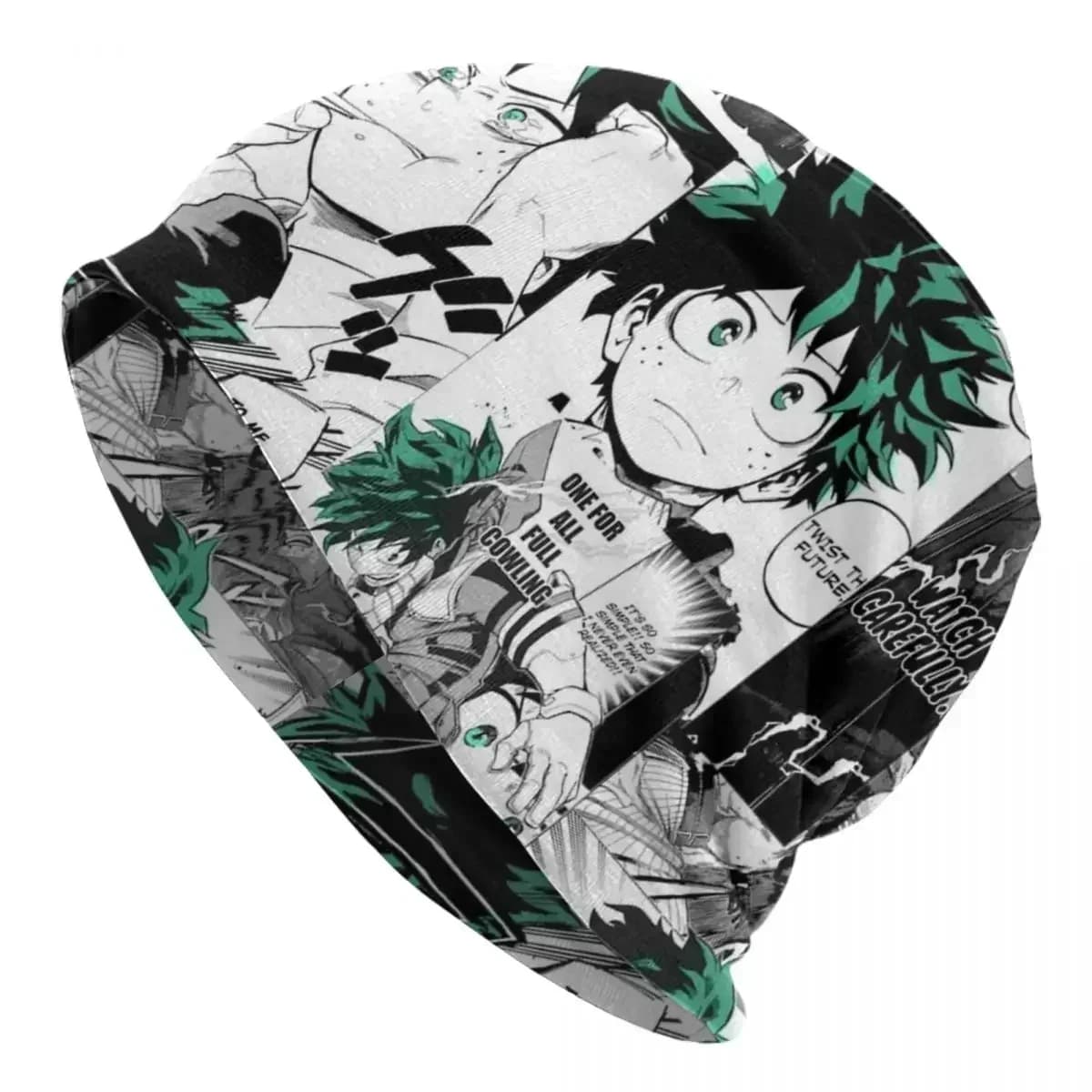 My Hero Academia Deku Manga Collage Skullies Berretti Cappelli Caldi Autunno Inverno Berretto da esterno Berretti a cuffia lavorati a maglia per adulti unisex