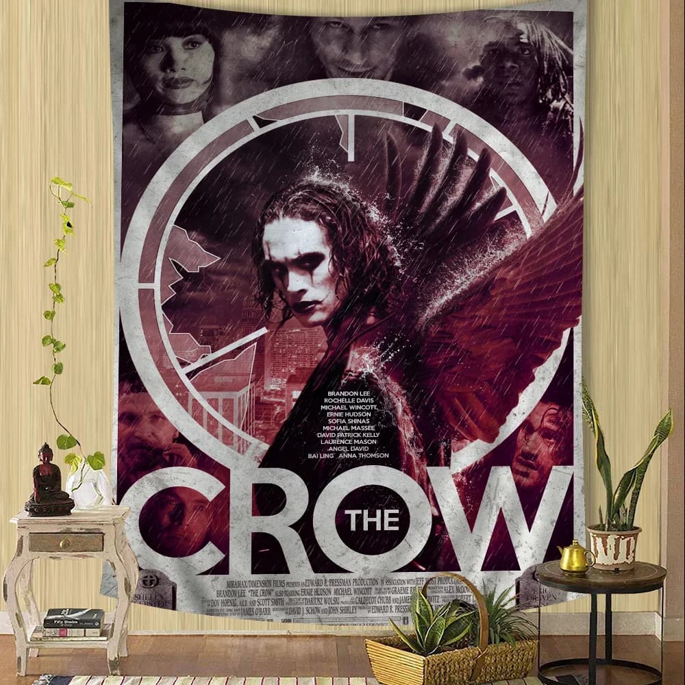 Classic Movie T-The Crow asciugamani da spiaggia in microfibra grande asciugamano ad asciugatura rapida asciugamani da spiaggia in sabbia asciugamano da piscina per piscina da viaggio Yoga