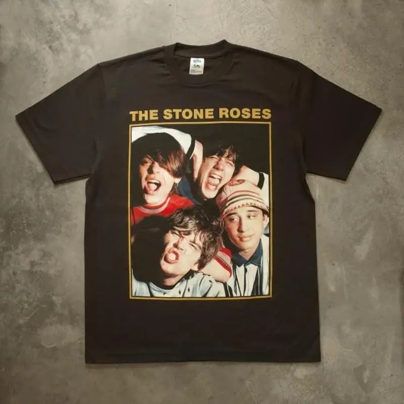 The Stone Roses Band T-shirt Cotton Unisex Tee All Size S-4Xl