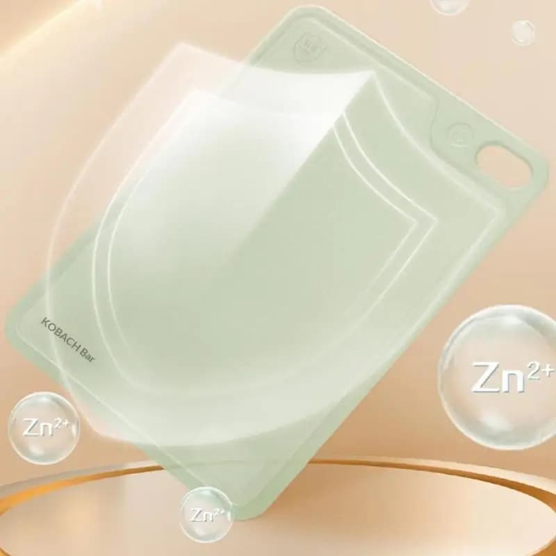 Tagliere Antimicrobico a Doppia Faccia con Design Antiscivolo per Cucina, Preparazione Alimenti per Bambini, Tagliere Igienico per Verdure