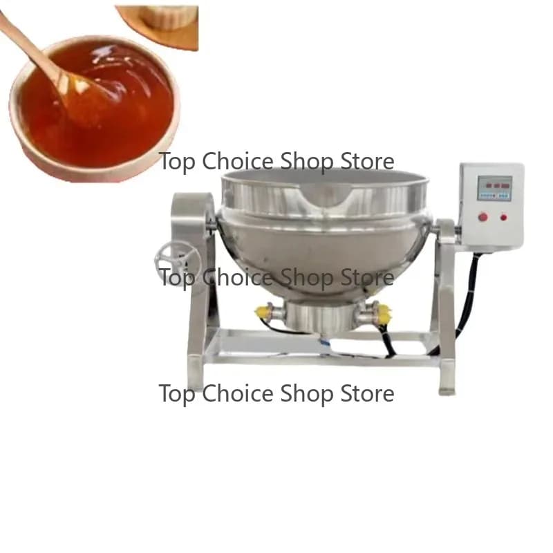 Strawberry Jam Cooking Pot Electric Double G1as Steam Jacketed Mixer Agitator Industrial Cooking Kettle Ga1s Heating Ja1le