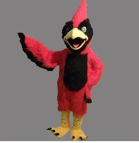 Il nuovo costume della mascotte di Halloween del vestito operato da Natale del costume della mascotte dell'uccello rosso del fumetto di vendita calda adulta libera la nave