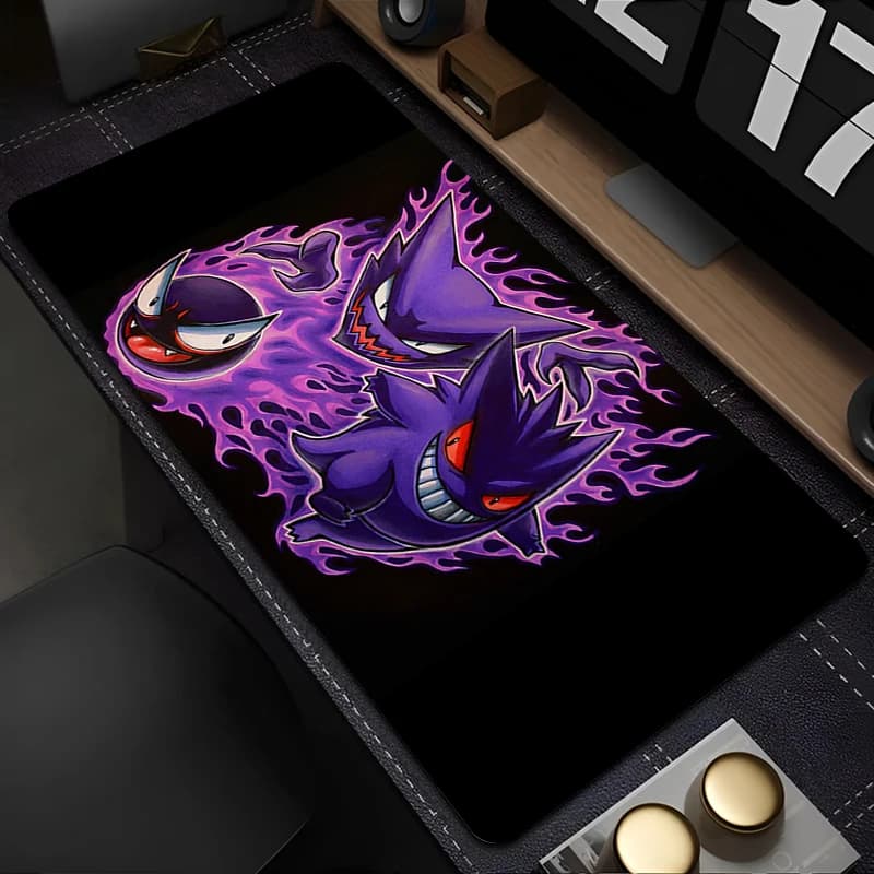 Mouse Mat Pokemon Gengar Computer Keyboard Mat Carpet Large Game Accessories E-sports Players Mouse Mat PC Gamer Table Table Mat