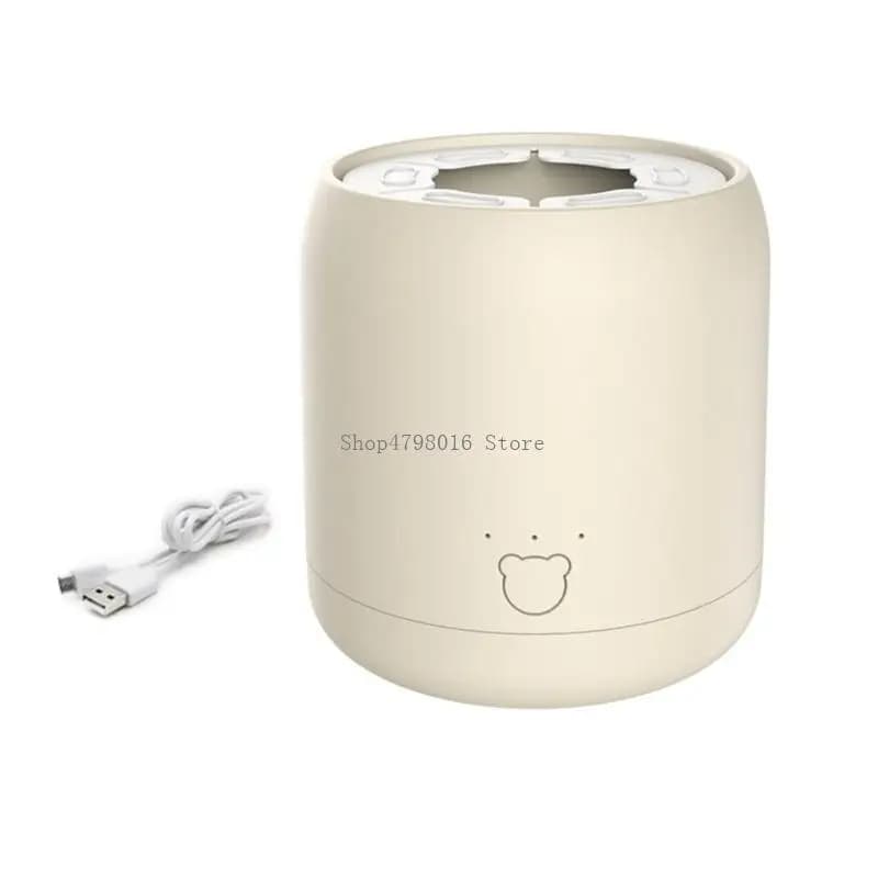 Dondolo per latte per bambini a mani libere con design silenzioso Dondolo per biberon elettrico in ABS per alimenti, semplice da
