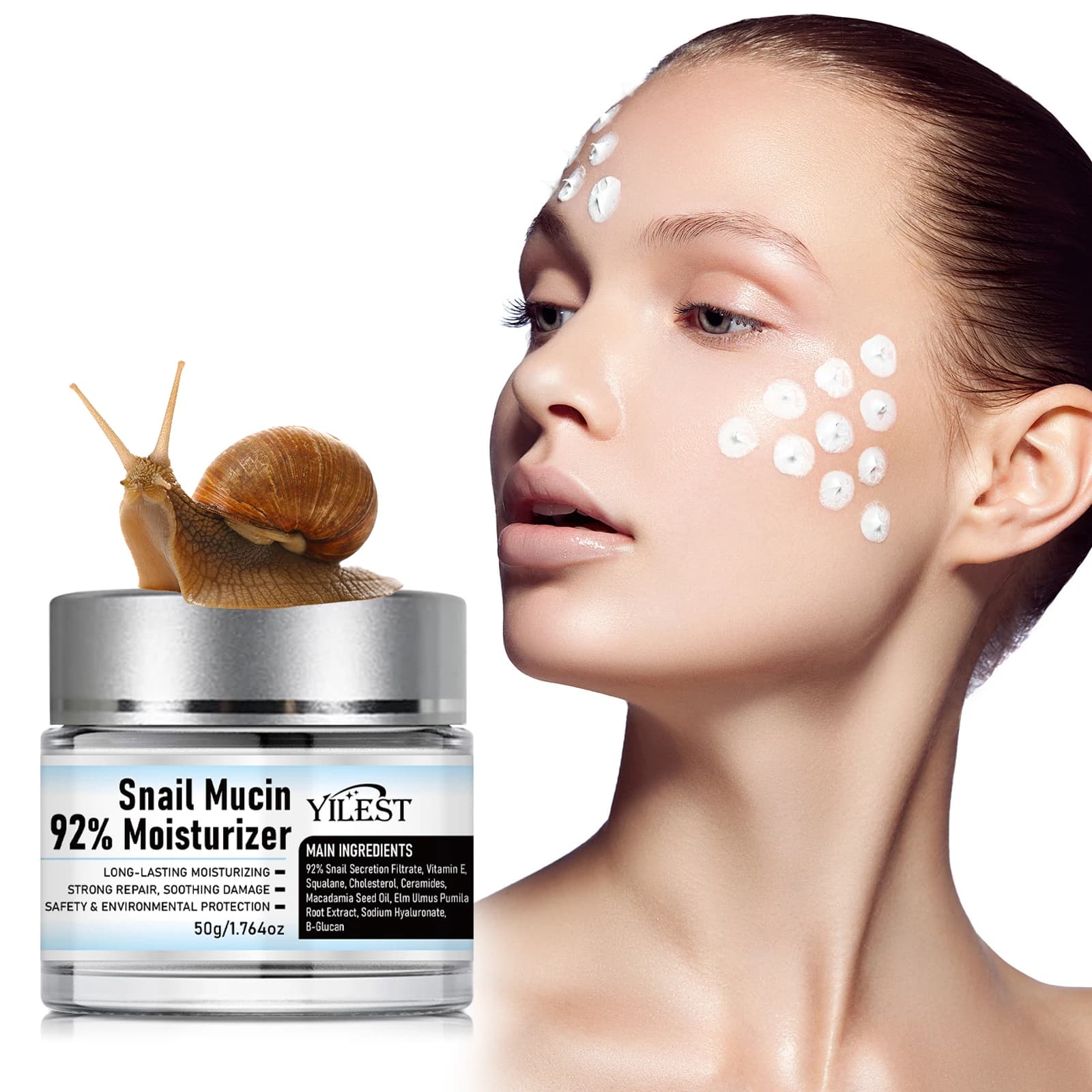 Lumaca Mucina 92% Idratante Avanzata Potenza Essenza Dissolvenza Sollevamento Rassodante Levigante Nutriente Schiarente Forte Riparazione Cura