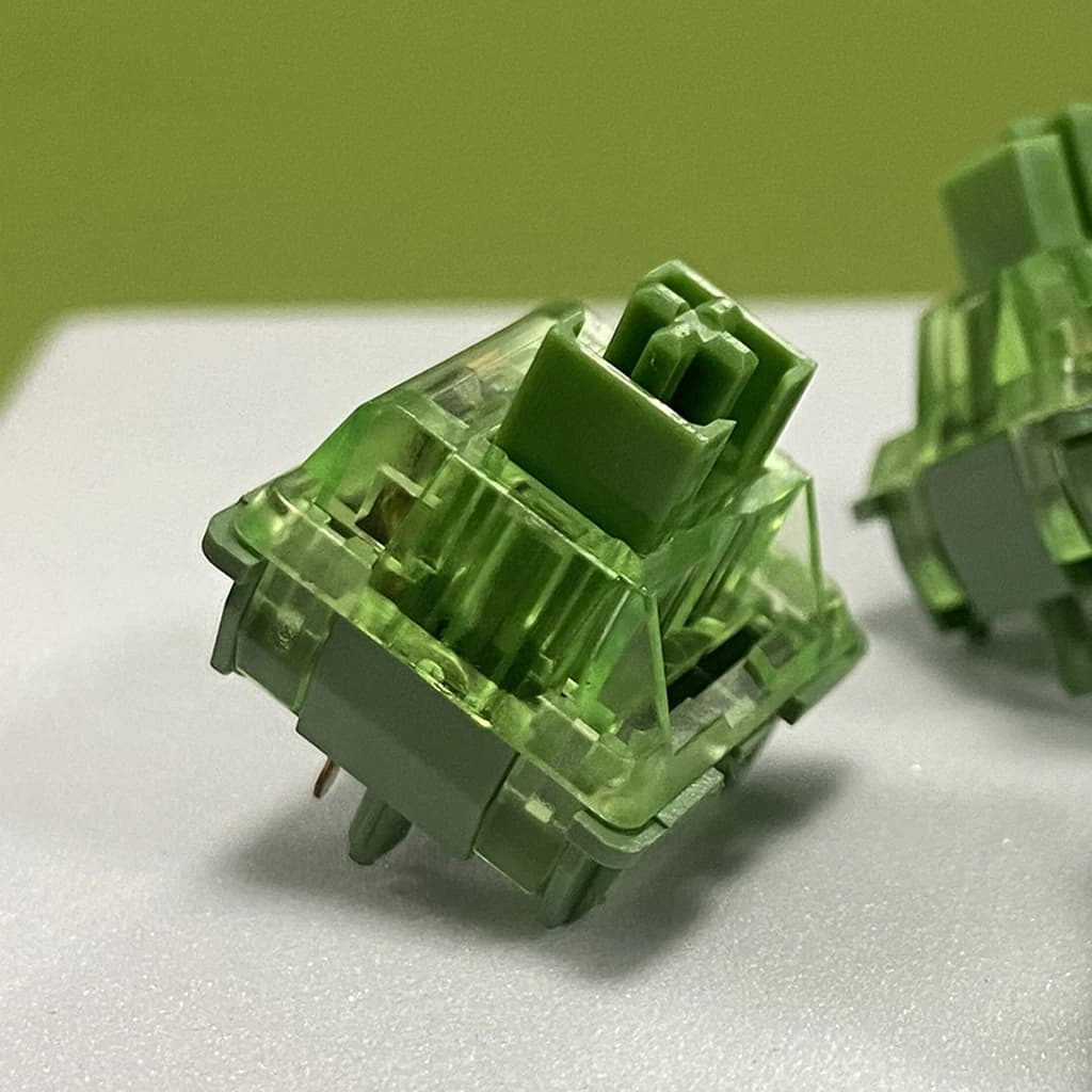 MMD Matcha Green 5 pin interruttore per tastiera lineare 35g pressione della luce digitazione per ufficio lubrificazione di fabbrica interruttori meccanici per tastiera