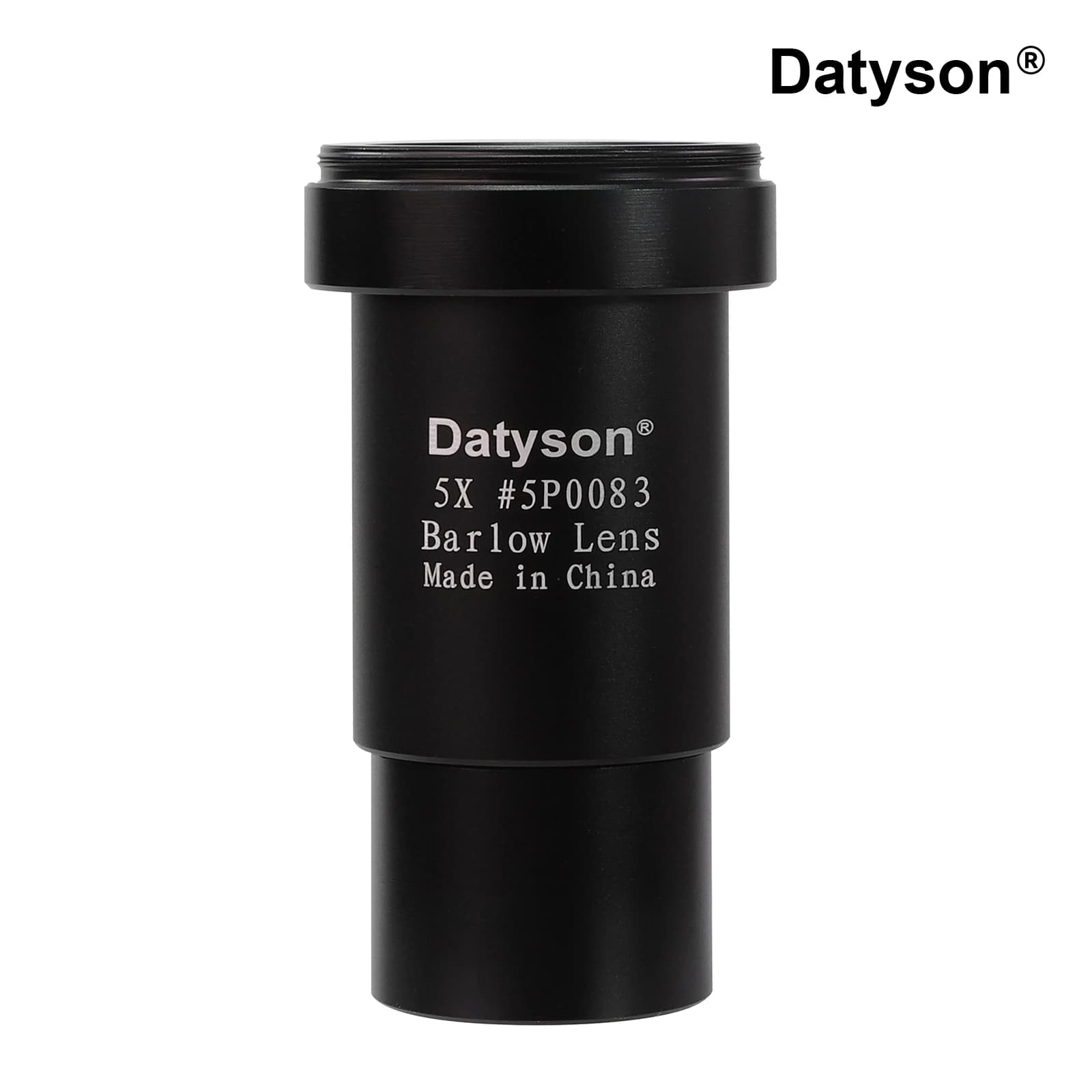 Lente Barlow Datyson 5X con Adattatore T2 (31,7mm) per Oculare di Telescopio Astronomico da 1,25" e Astrofotografia