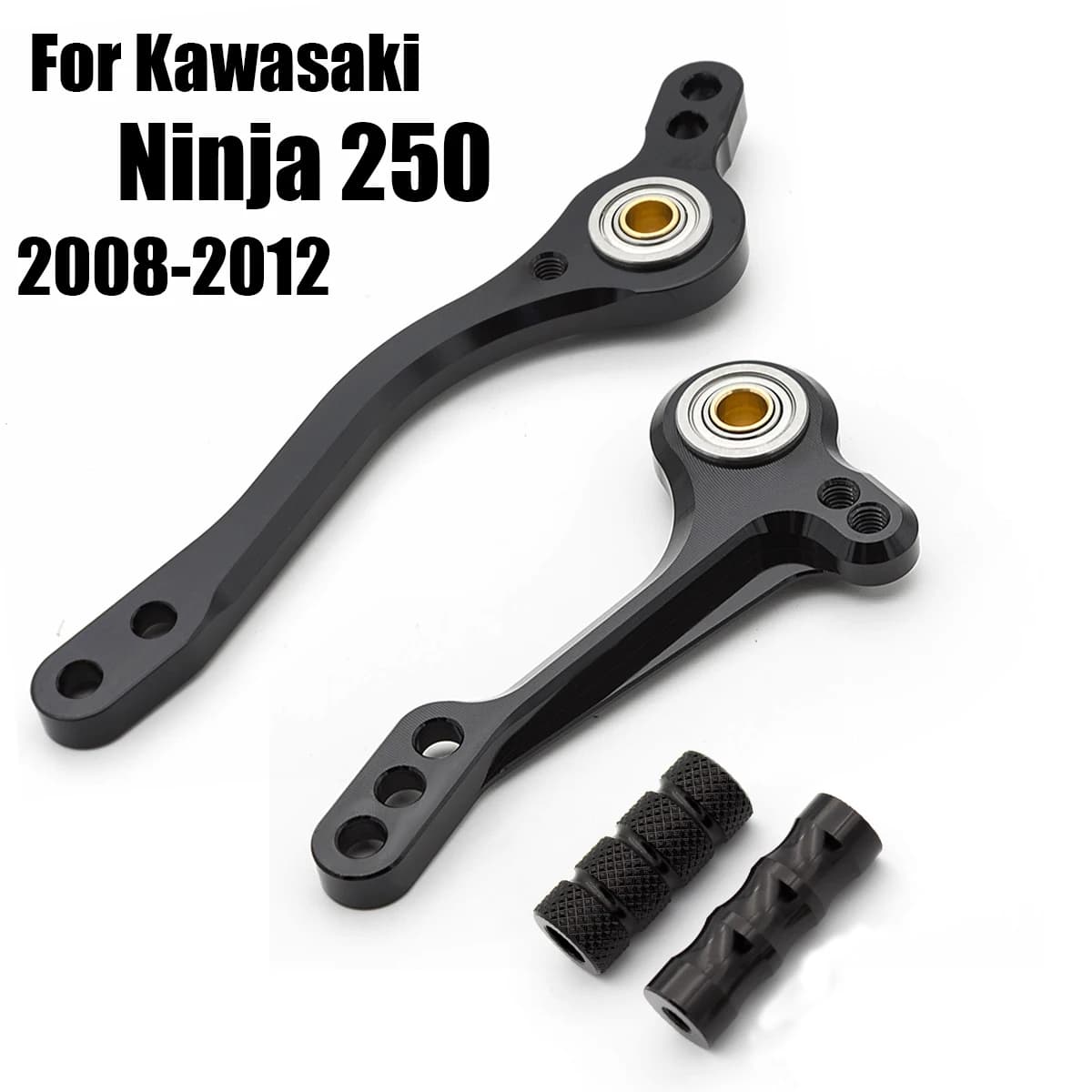 Leva del cambio del cambio del cambio del freno posteriore del motociclo per Kawasaki Ninja 250 Ninja250 2008 2009 2010 2011 2012