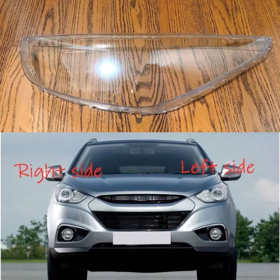 For Hyundai Ix35 2009 2010 2011 2012 Car Headlight Shell Headlamp Cover Replacement Lamp Shade Headlamp Lens Glass
