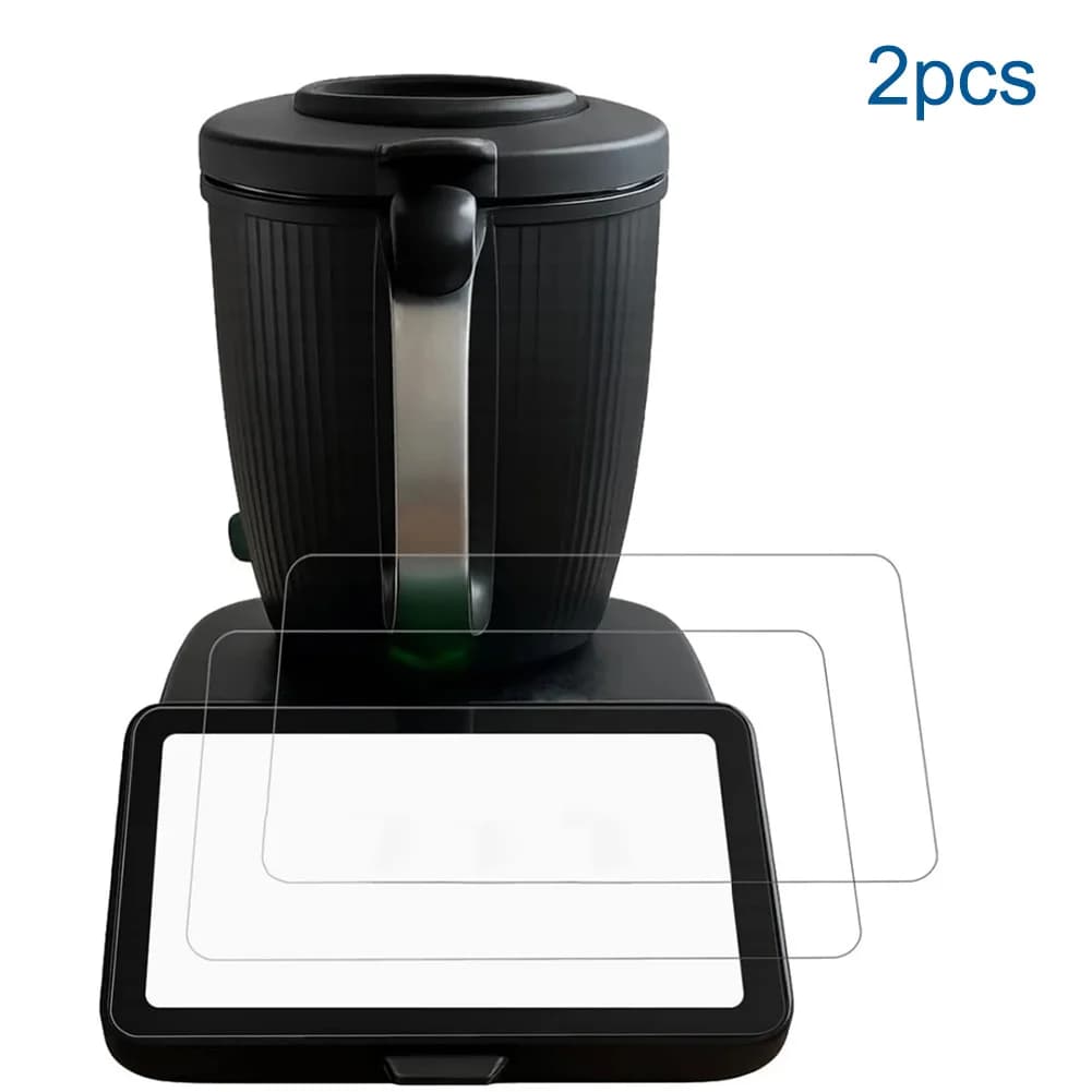2PCS Pellicola proteggi schermo Protezione schermo temperata ultra-trasparente antigraffio per accessori da cucina frullatore Thermomix TM7