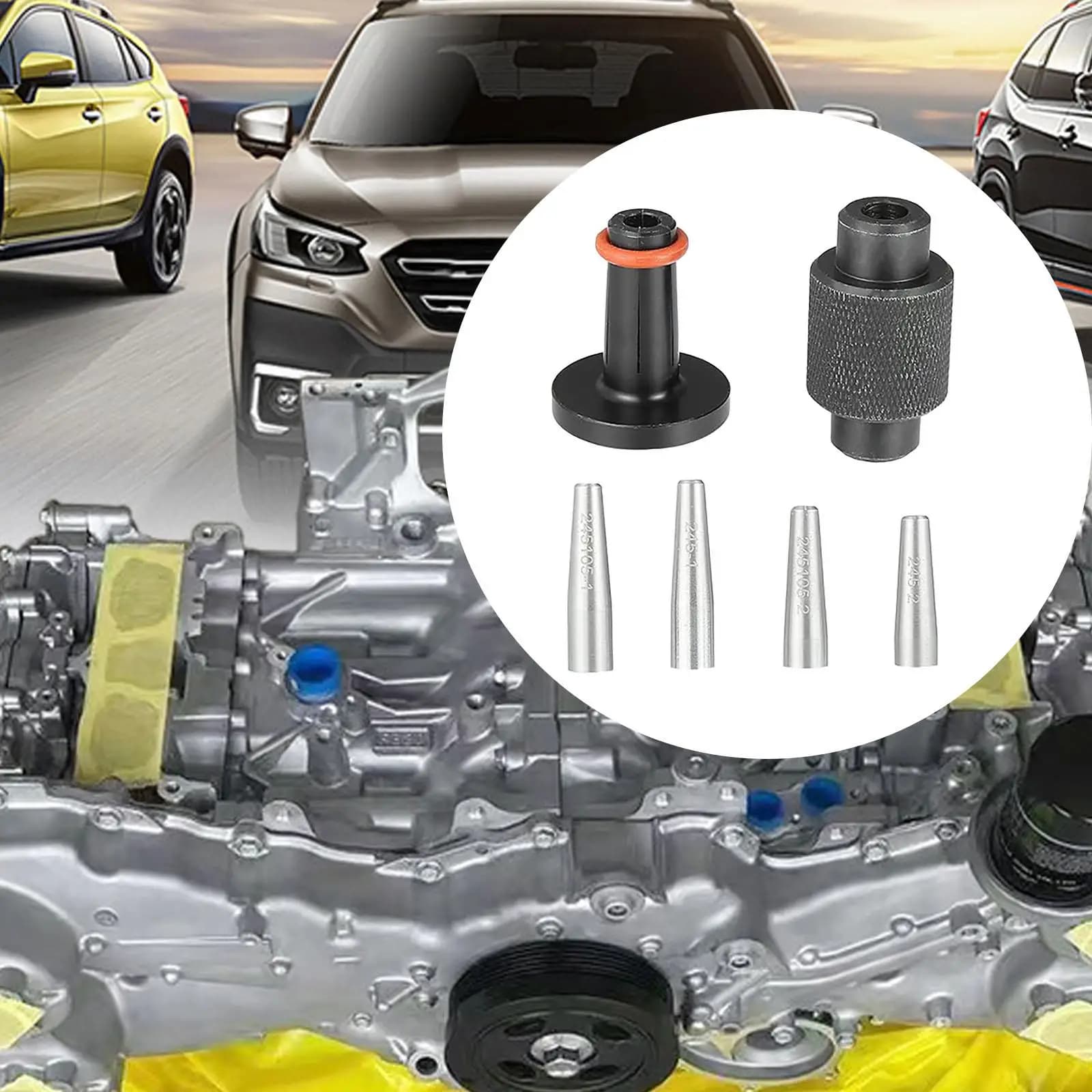 Kit di Riparazione Guarnizioni Iniettori GM245, Parti di Ricambio Professionali, Facile Installazione EN-49245 per GM