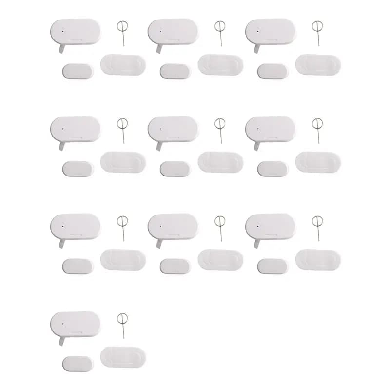 【NOVITÀ】Sensore di Contatto Intelligente Tuya Zigbee 3.0 per Porte e Finestre, Rilevatore di Sicurezza Smart Life Home (10 Pezzi)