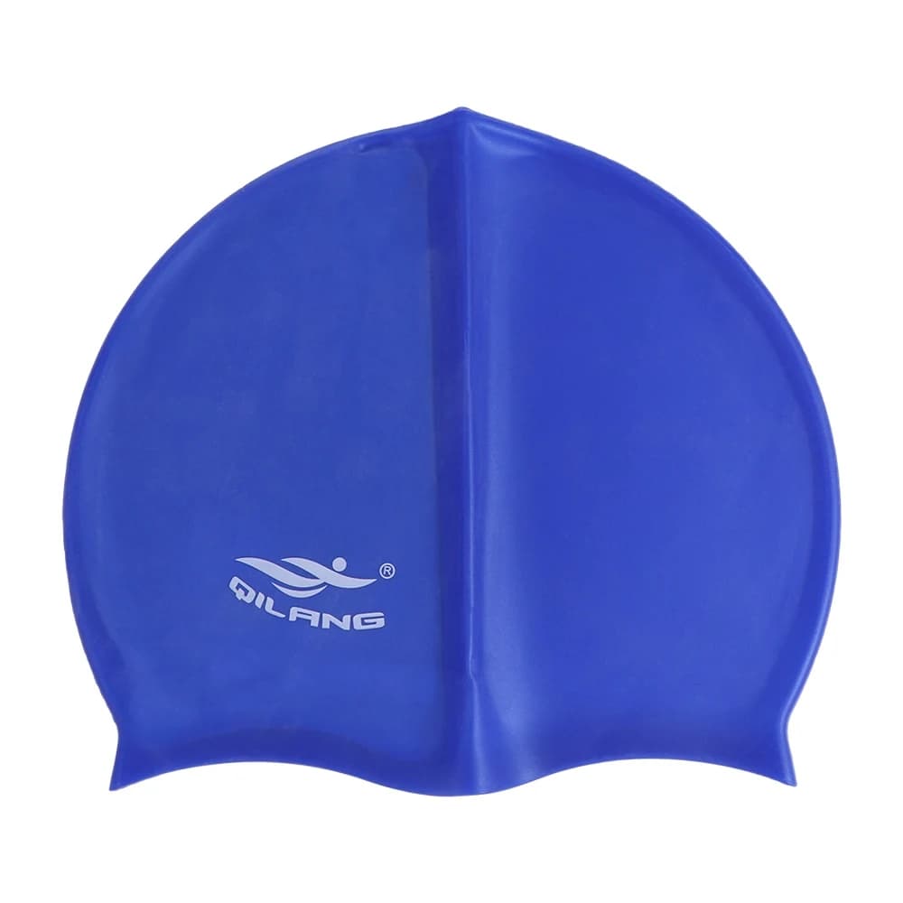 High Elastic Classic Colorful Plus Size Waterproof Silicone Swim Cap Swim Pool Hat Swimming Hat Swimming Cap Bathing Cap