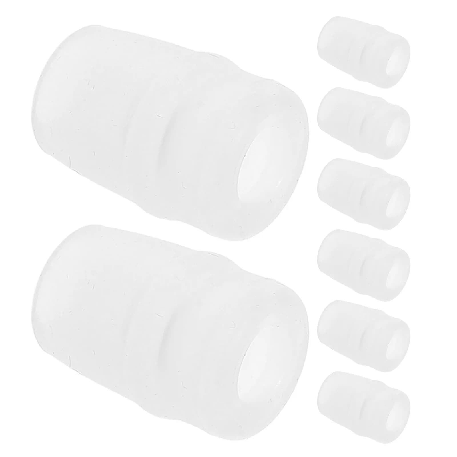 8Pcs Leakproof Silicone Mouthpiece Replacement for Sports Bottle Soft Flask Hydration Pack Running Cycling Mountain Climbing