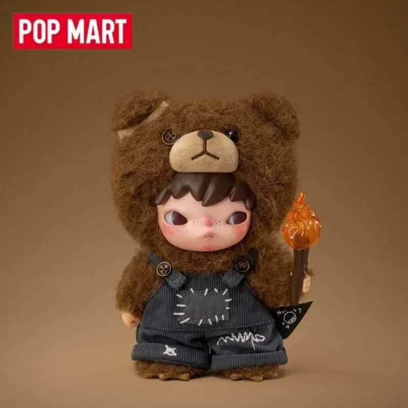 POP Mart Hirono Serie VIVING WILD FIGHT PER GIOIA PELUCHE BAMBOLA Cieca Scatola Giocattoli Kawaii Anime Action Figure Sorpresa Mistero Scatola Regalo