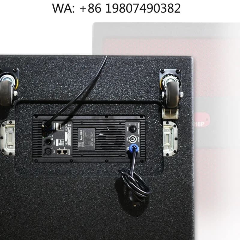 Set Audio Bluetooth con Altoparlante PA Alimentato da 1200W, 10 Pollici, con Top e Bassi per Chiesa, DJ e Spettacoli dal Vivo