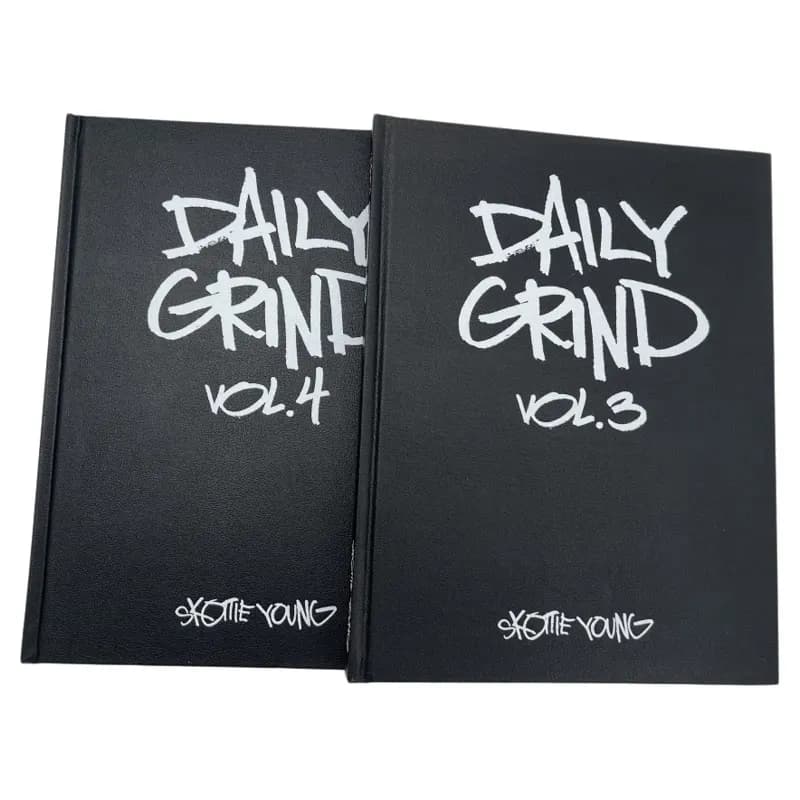 Daily Grind Original Drawings Illustration Album Book Vol.3,4 Skottie Young Sketchbook Collection Comic Artist Sketch Artbook