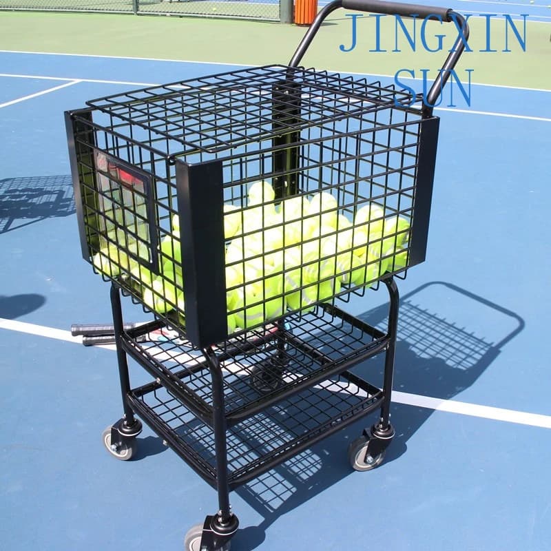 Tennis coach car wins tennis frame picks up the ball Nets ball cart picks up the ball cart 3214W