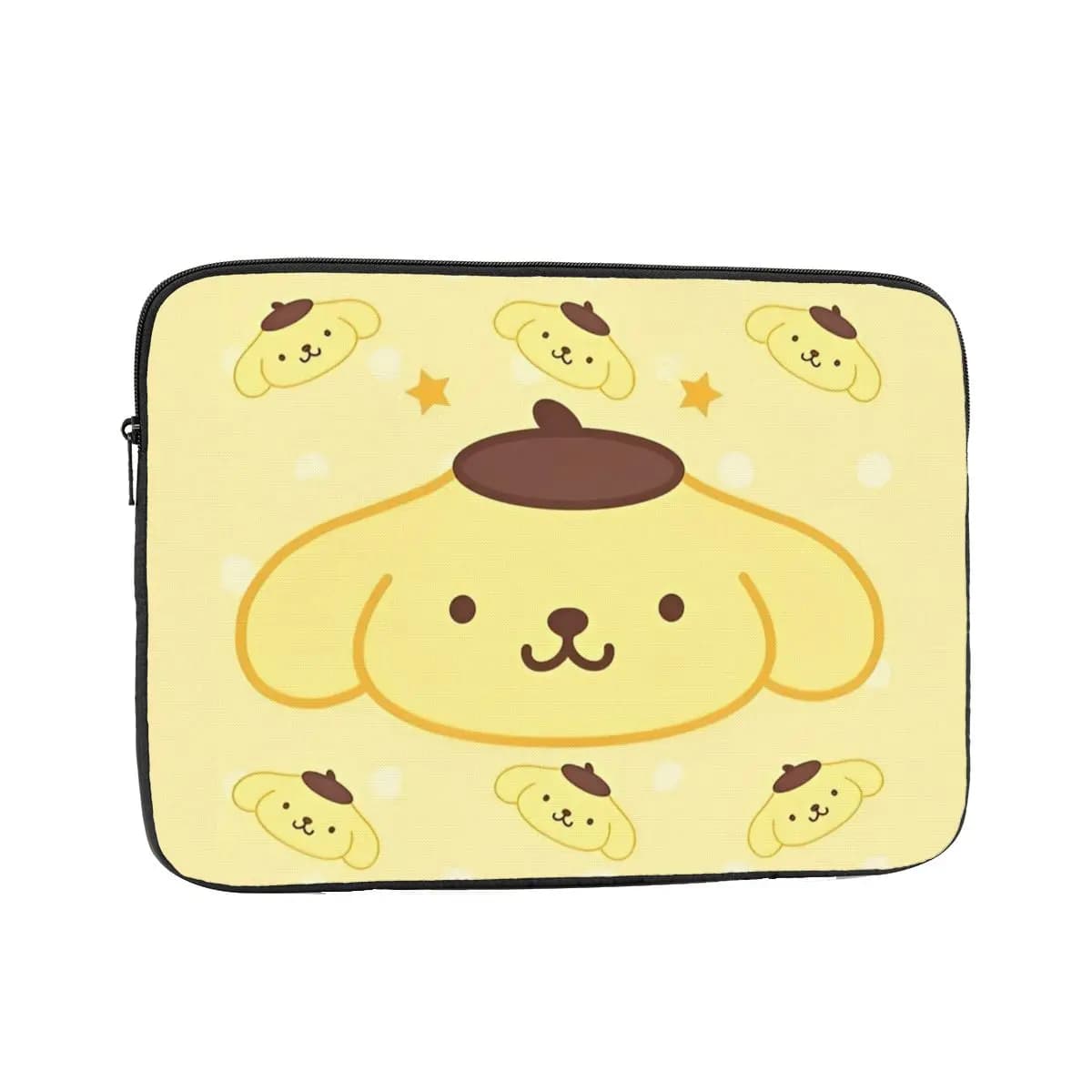 Custodia per Laptop Kawaii Pompompurin 12 13 15 17 Pollici, Borsa Protettiva Antiurto per Notebook e Tablet Sanrio con Cartone Animato Carino