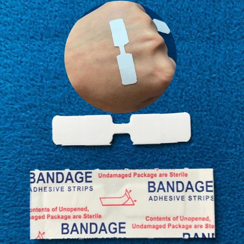 10 Pezzi Cerotto Impermeabile Farfalla Adesivo Chiusura della Ferita Kit di Emergenza Bende Forniture di Primo Soccorso Esterno