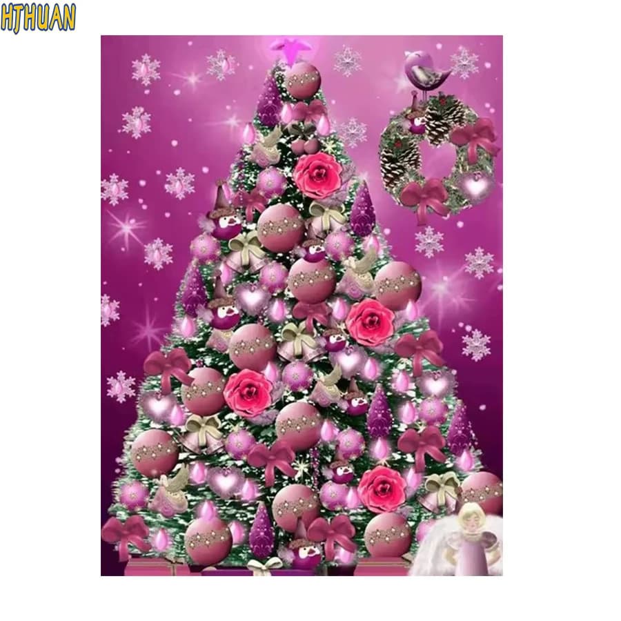 Diamond embroidery Christmas tree Modern decor mosaic Diamond cross-stitch diamond painting full square/round drill art pictures