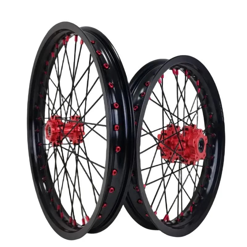 Set di ruote Supermoto da 17 pollici 1.6*17"/2.15*17 per moto Lbx, compatibili con Sur-ron Light Bee, Talaria ed Eride