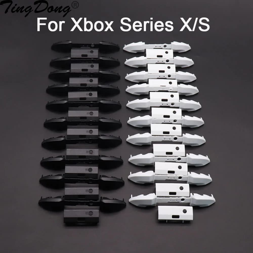 10 Sets Black White RB LB Bumper Button for XBox Series S X Controller Trigger Surround Guide On Off Buttons Repair Part