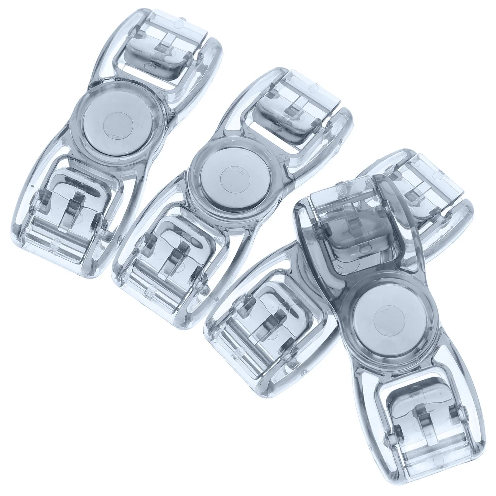 4 pieces of swim glasses with connector buckle, plastic strap, button accessory, compatible with various styles of adjustable glasses