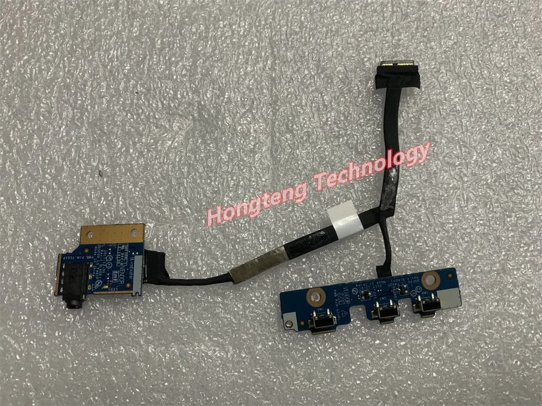 For Dell Latitude 3190 2-in-1 Volume buttons 00G131 DEG00 LS-F462p Audio LCD LVDS Cable 06HD69 Audio Card 00G175 Tested