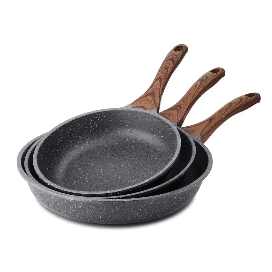 Padelle Antiaderenti, Padelle per Omelette con Rivestimento in Granito Svizzero, Pentole Salutari per Chef, Senza PFOA Introdotti Intenzionalmente