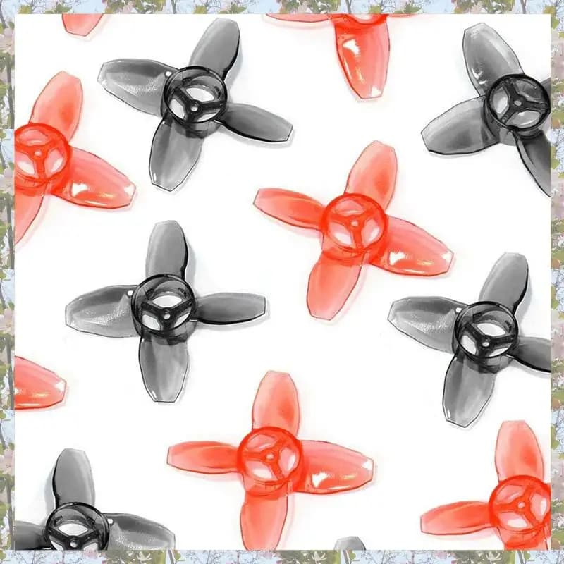 X18A-32 pezzi per elica EMAX Avan Tinyhawk TH Turtlemode 40 mm 4 pale foro 1,5 mm, per drone da corsa FPV per interni con motore 0802