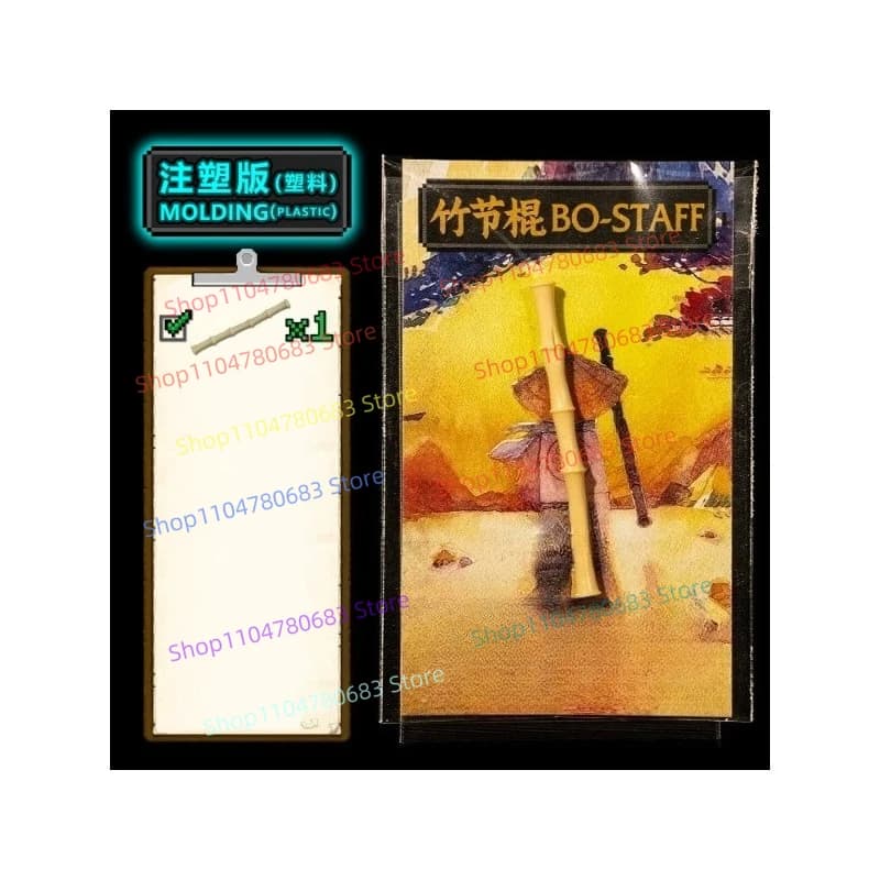 MOC New Doll Building Blocks Mini Doll Gold-plated Bamboo Slub Toys Holiday Gifts Hobby Collection Ornaments.