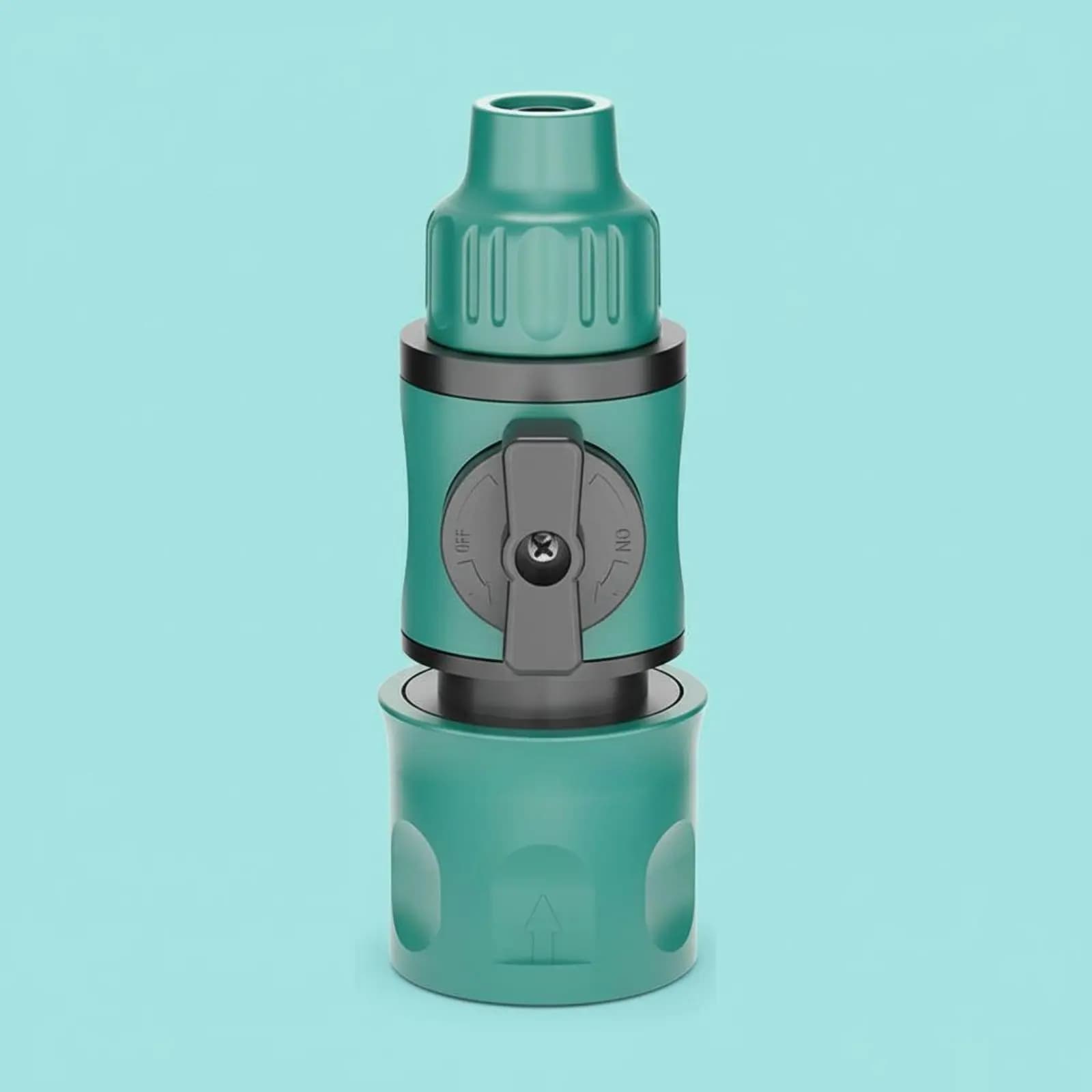 Hose Quick Connector with Flow Control Sturdy Duty 3/4 Inch Hose Connector Watering Equipment Gardening Supply