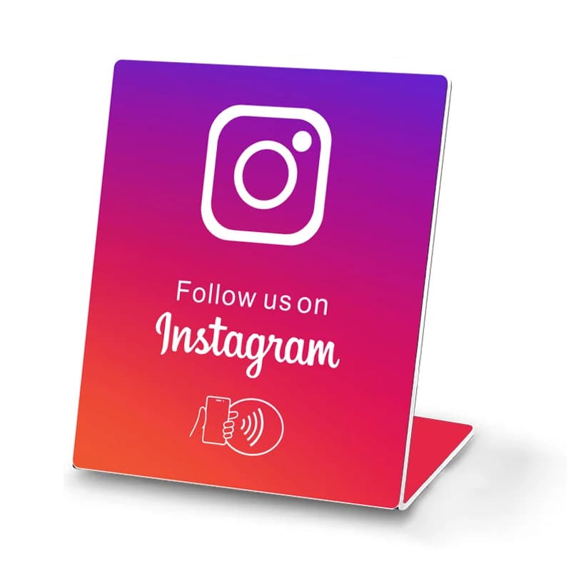 Stampa NFC Instagram NFC Stand 13,56 MHz Display Tag