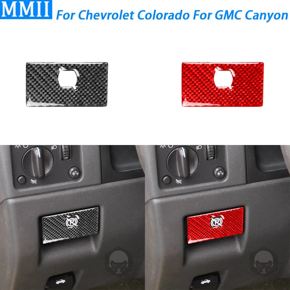 Per Chevrolet Colorado Per GMC Canyon 2004-2012 Cruscotto In Fibra di Carbonio Air Vent Pannello di Copertura Accessori Per Interni Auto adesivo
