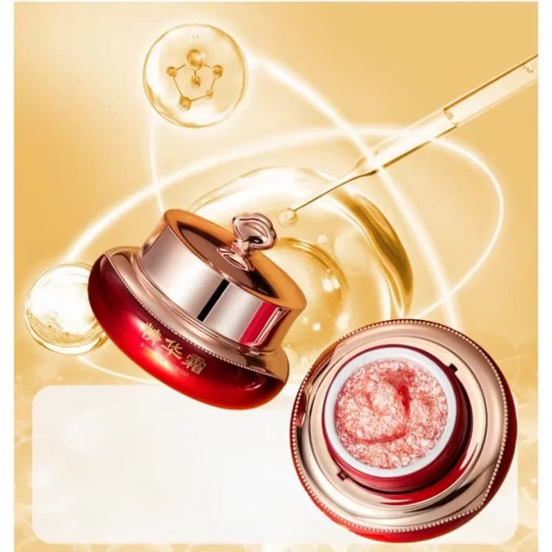 Crema Essenza di Bellezza al Retinolo e Placenta, dalla Texture Morbida e Liscia, Facile da Applicare e Spalmare, si Integra nella Pelle con un Semplice Tocco, Fornendo Idratazione e Nutrimento, Rendendo la Pelle Morbida, Radiosa e Bella, Aiutando a Migliorare la Pelle Secca e Ruvida, Rendendola Elastica, Idratata, Liscia, Tenera e Setosa, Erogando un Luminosità Giovanile