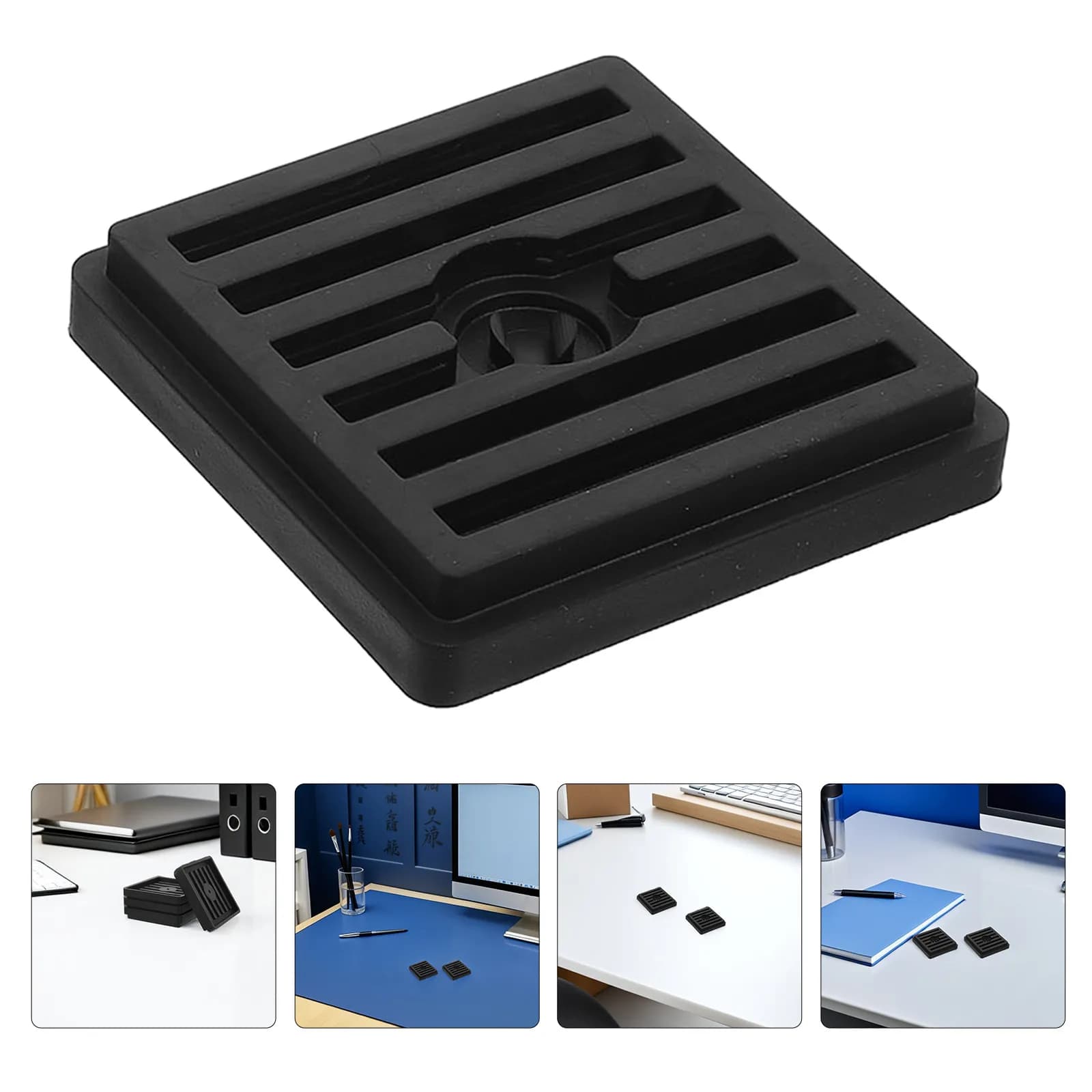 8 Pezzi Coprigambe Antiscivolo in Gomma per Mobili, Cuscinetti Antiscivolo per Sedie da Ufficio, Tappi per Gambe di Mobili Pesanti, Protezioni per Pavimenti