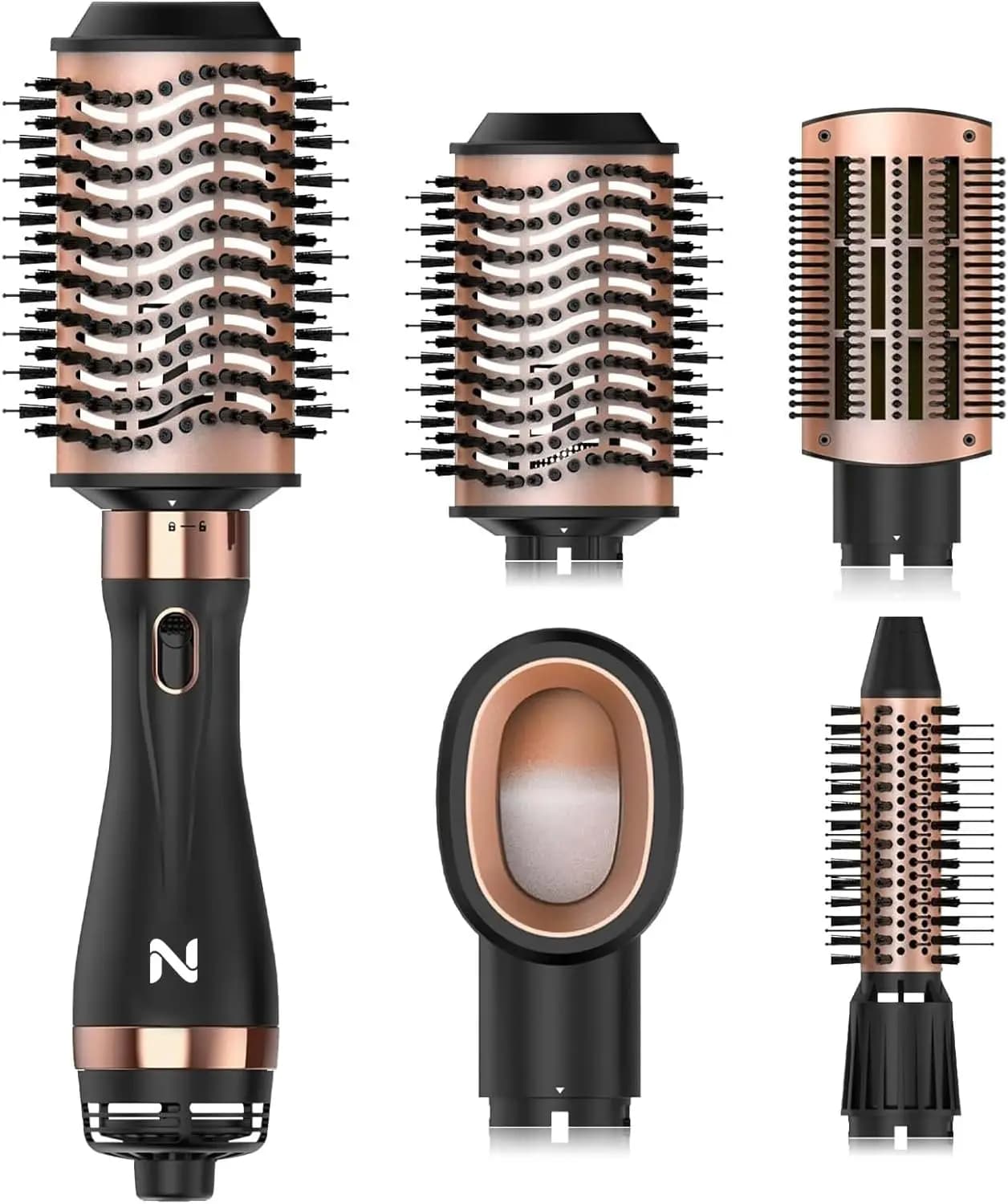 Brush Hair Drying, Smoothing and Definished Riches - Anti-Crespo Professional Tool for All Hair Types