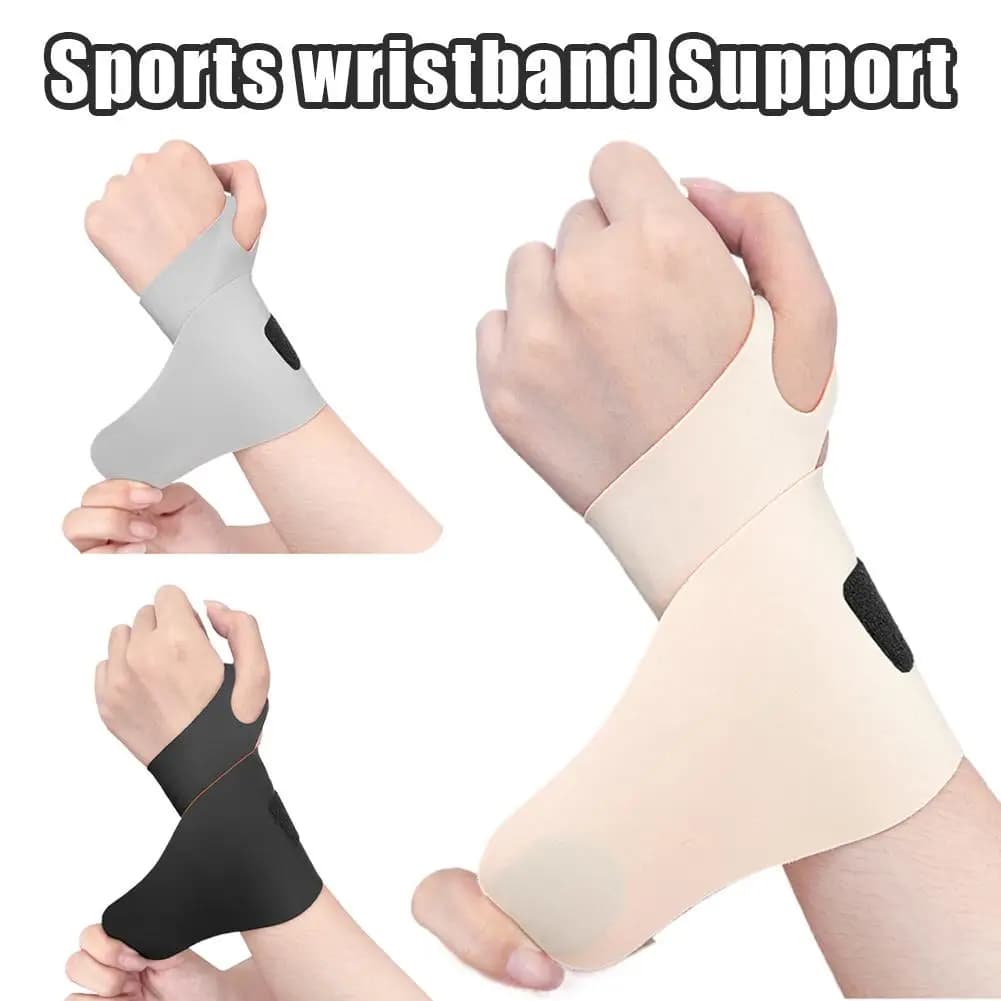 Supporto da Polso Regolabile Traspirante per Uomo e Donna, Fascia di Sostegno per Tunnel Carpale, Protezione per Mano Destra e Sinistra, Ideale per Fitness