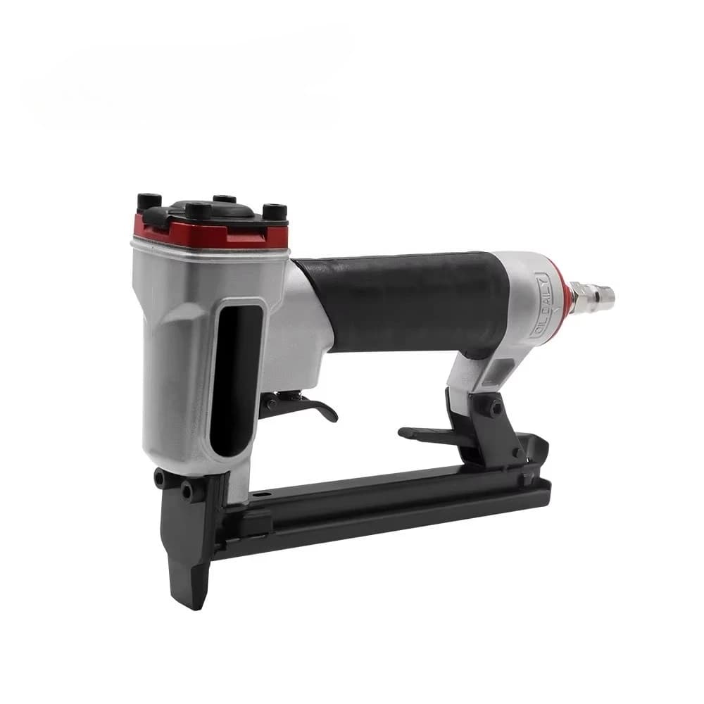 20GA 5-13mm 100 pz 1013j Industriale Fai Da Te Automatico In Acciaio Cucitrice Ad Aria Pneumatica Tappezzeria Tack Pistola Sparachiodi per Divano Strumento di Lavorazione Del Legno