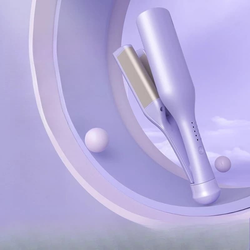 Iron curlers with head for roll of French eggs, iron for roll of eggs to negative ions with watering Iron for roll of eggs in shape V