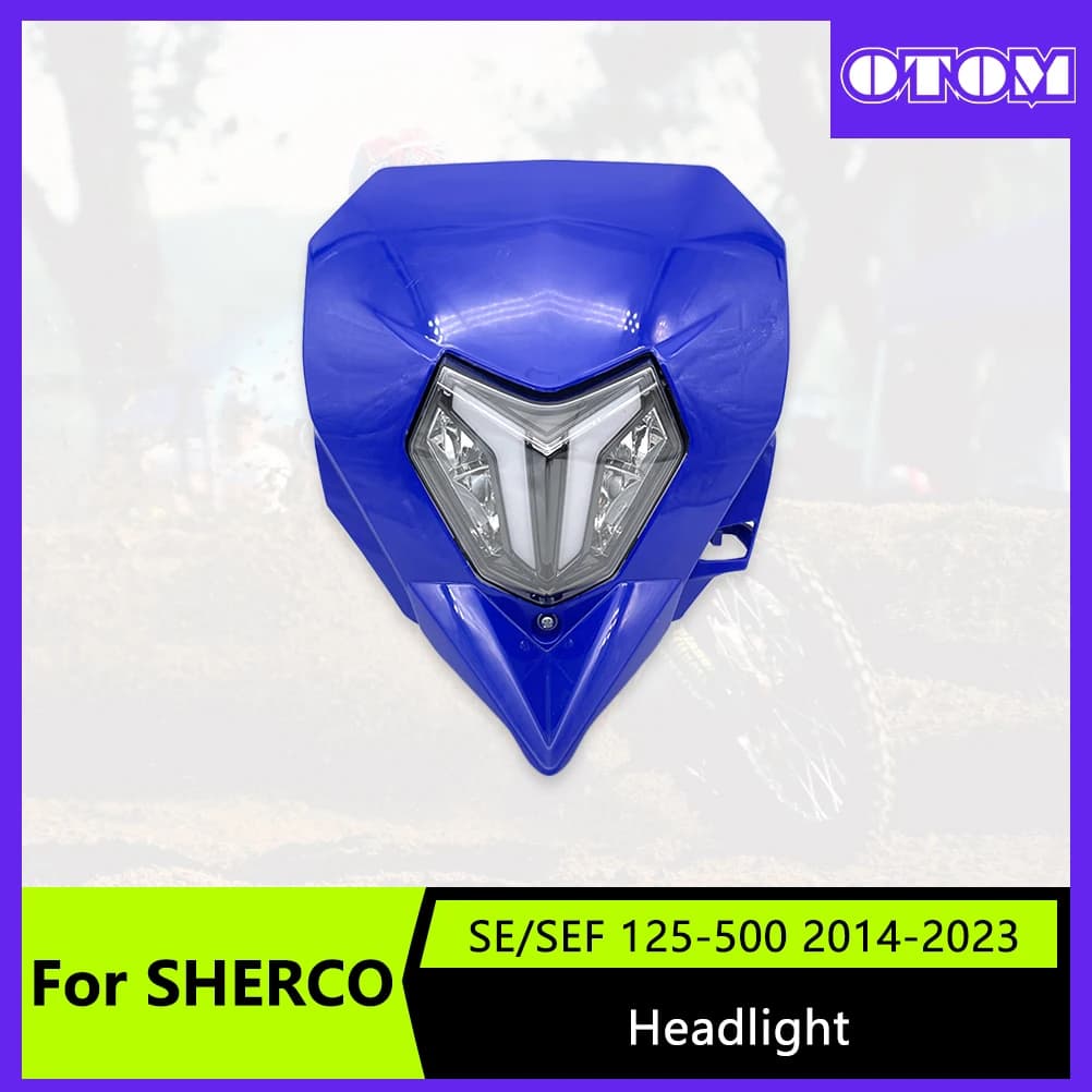 OTOM 2014-2023 Moto HA CONDOTTO il Faro di Montaggio Della Luce Della Testa Del Faro Per SHERCO SE SEF 125 250 300 450 500 Accessori Dirt Bike