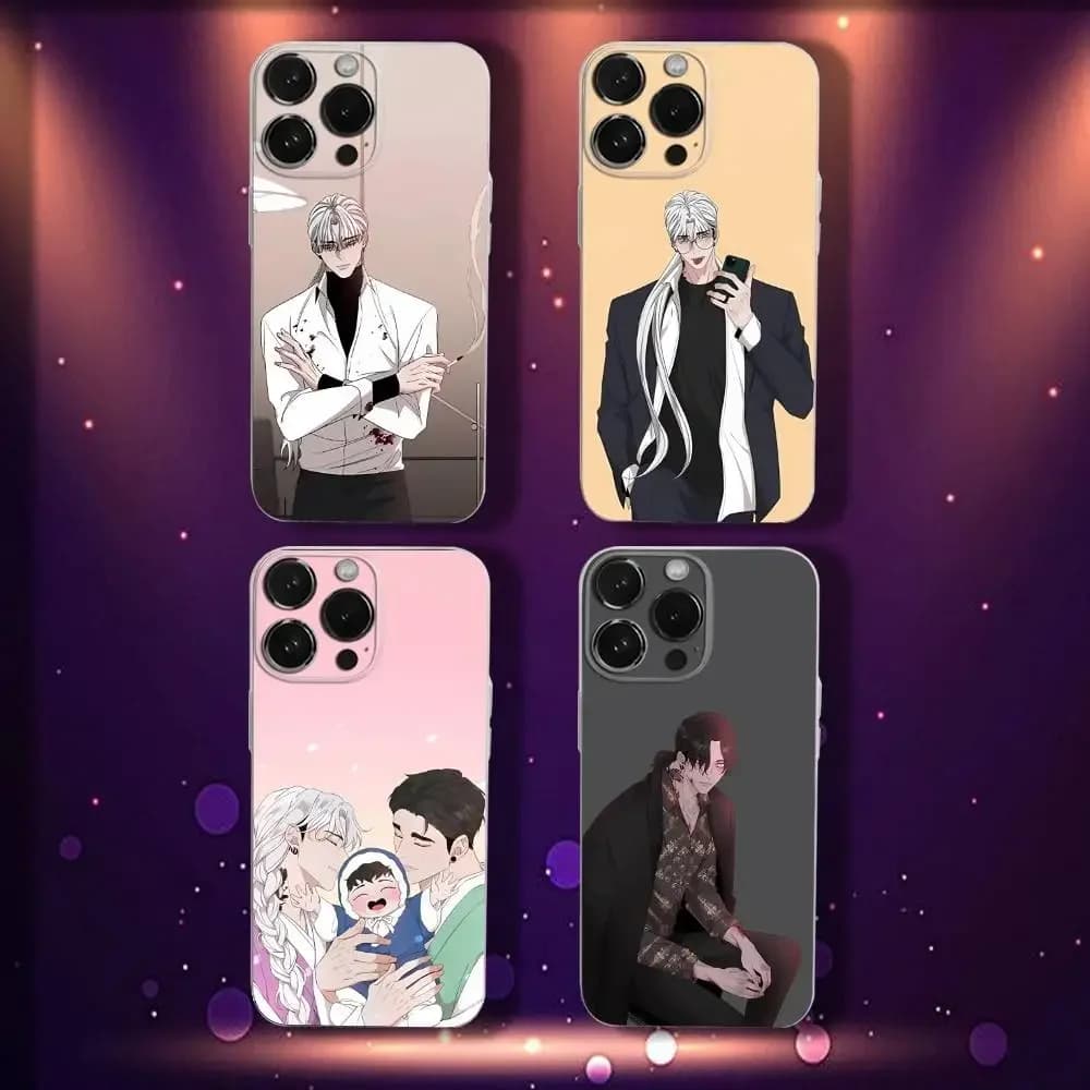 Cover Morbida Trasparente M-Minmotion Comics Syndrome per iPhone 17, 16, 15, 14, 13, 12, 11 Pro, Max, Plus, X, XS, XR, SE4, E Mini