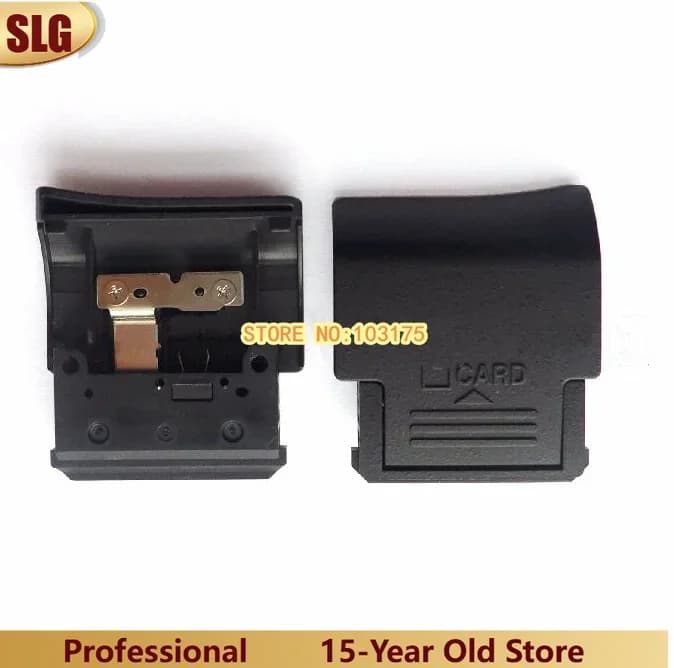 SD Memory Card Door Cover Repair Replacement Part For Nikon D3000 with Metal