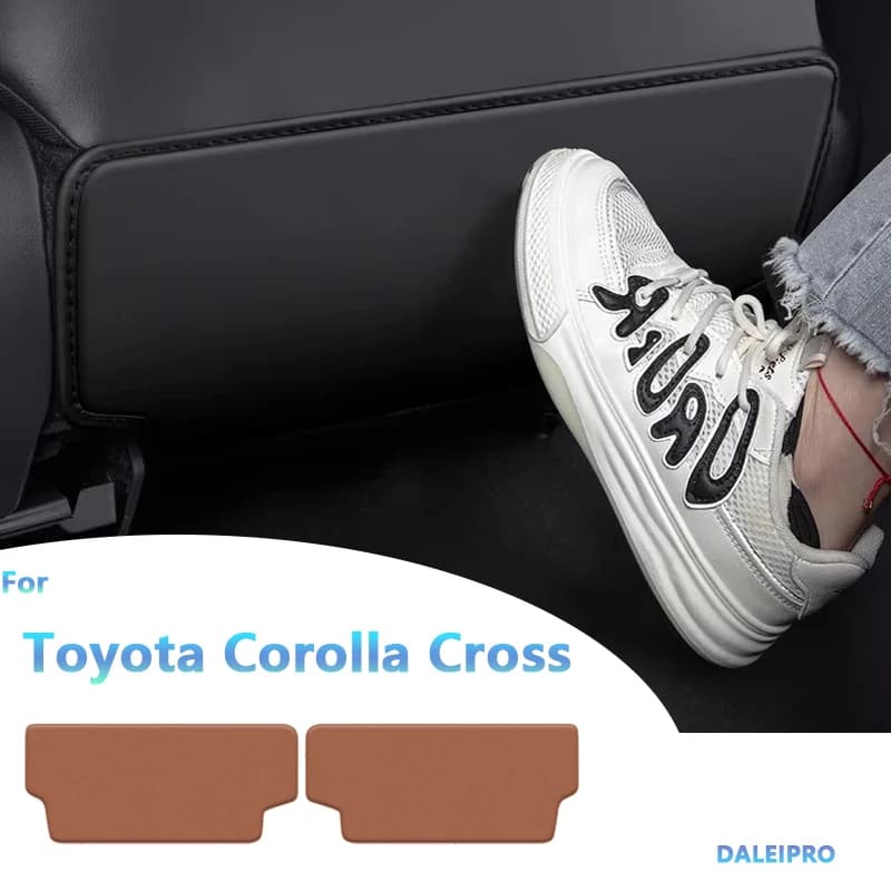 Per Toyota Corolla Cross 2022-2026: Coprisedile Auto, Protezione Schienale Anti-Calcio, Tappetino Protettivo in Microfibra, Rivestimento in Pelle